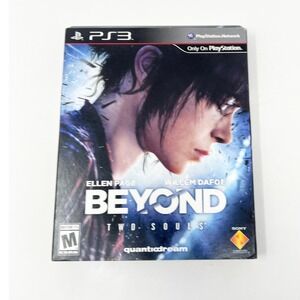 Beyond Two Souls PS3 PlayStation 3 Steelbook Edition with Slipcover Sony 2013
